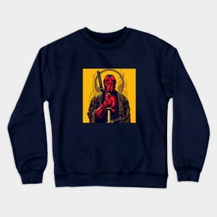 Samurai Hellboy Crewneck Sweatshirt